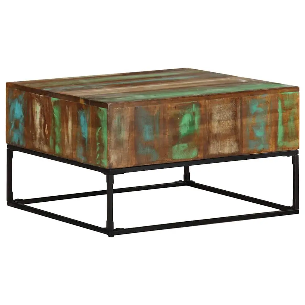 Coffee Table 68x68x41 cm Solid Reclaimed Wood Living Room Accent Furniture Brown