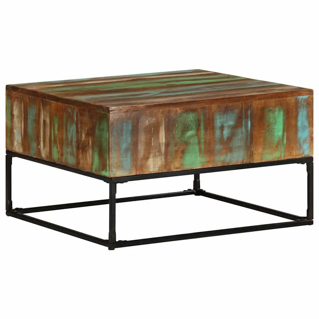Coffee Table 68x68x41 cm Solid Reclaimed Wood Living Room Accent Furniture Brown