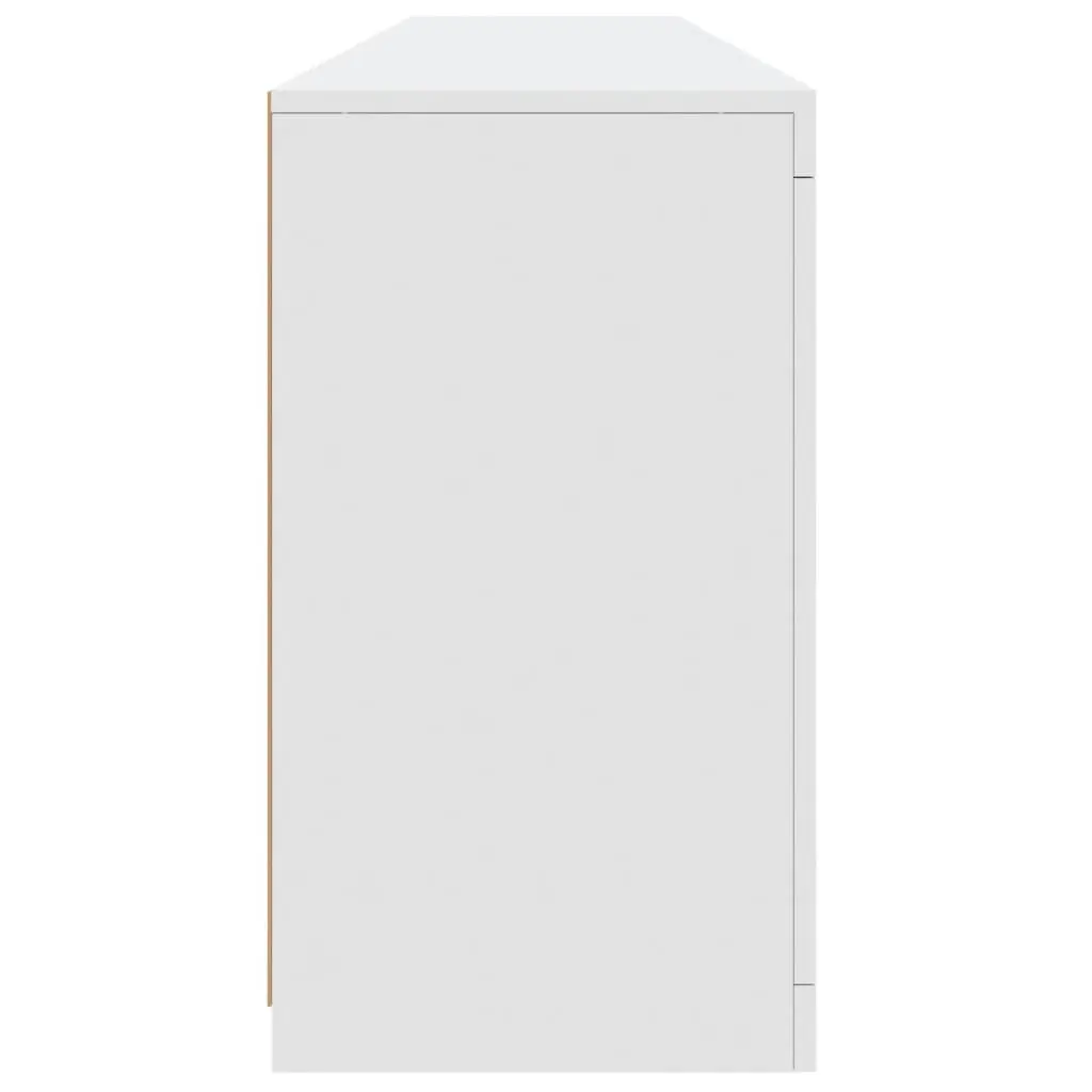 Sideboard Cabinet Storage Buffet 181.5x37x67cm White with RGB LED Lights