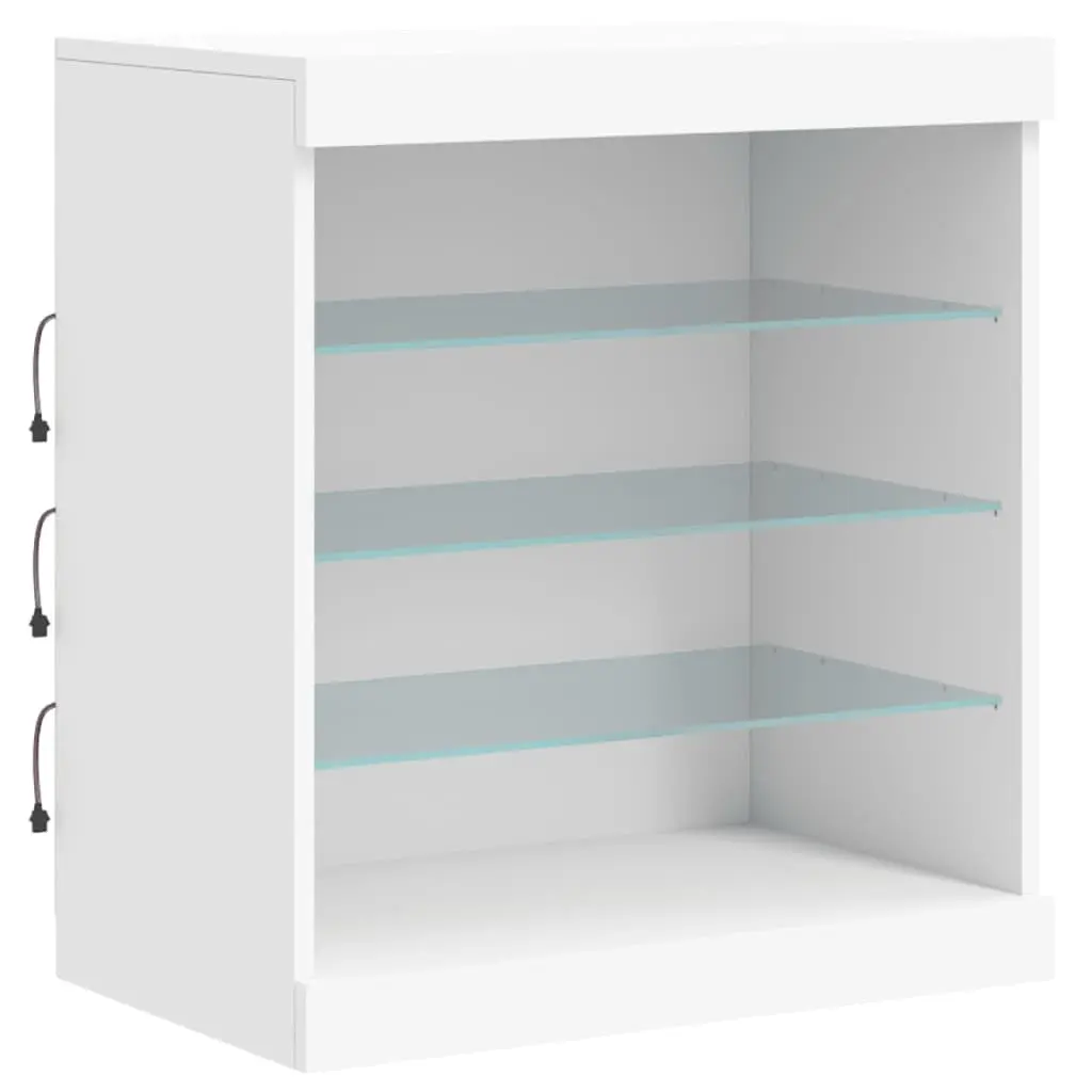 White Sideboard with Integrated LED Lighting