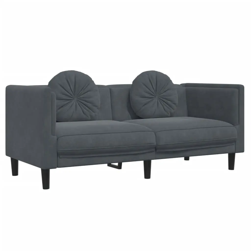 Grey Velvet Sofa Set for Comfort and Style