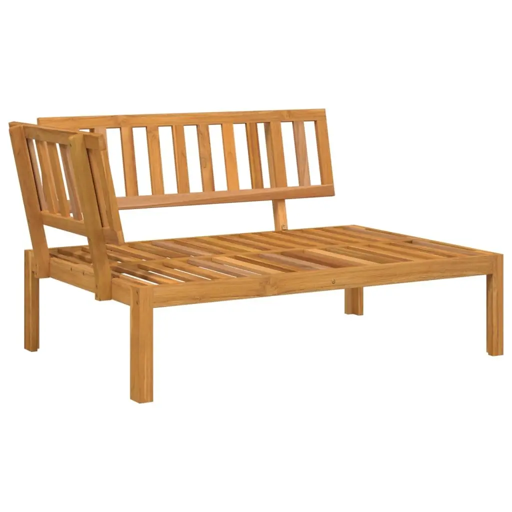 5 Piece Garden Pallet Sofa Set Outdoor Sectional Acacia Wood Brown