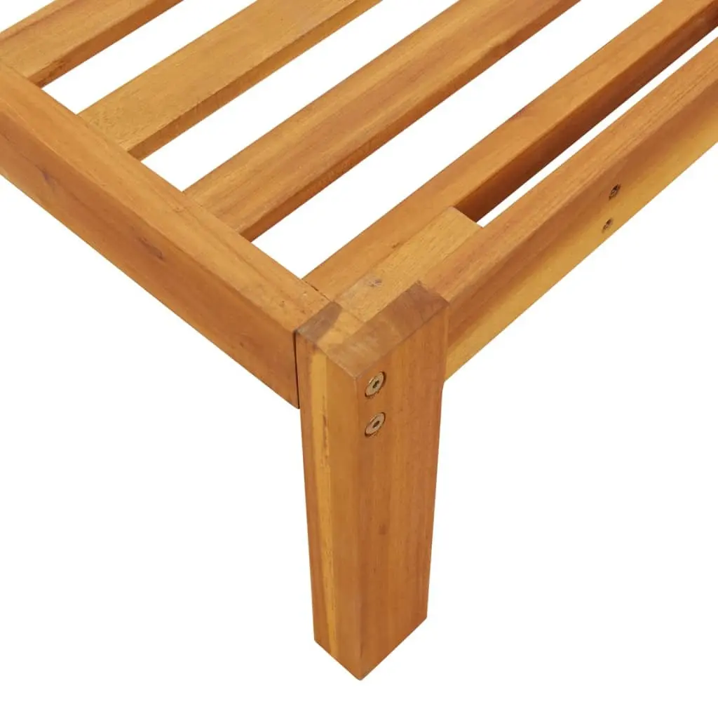 4 Piece Garden Sofa Set Made of Solid Wood