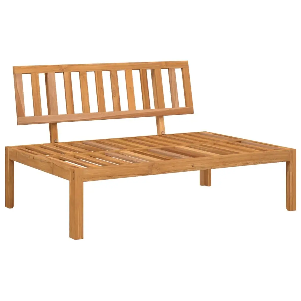 4 Piece Garden Pallet Sofa Set Outdoor Sectional Solid Acacia Wood Brown