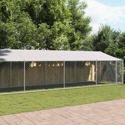 Reliable Grey Dog Cage with Roof: Safe and Convenient