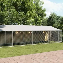 Reliable Grey Dog Cage with Roof: Safe and Convenient