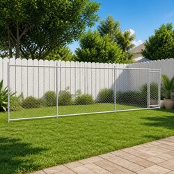 Reliable Grey Dog Cage for Safe Containment
