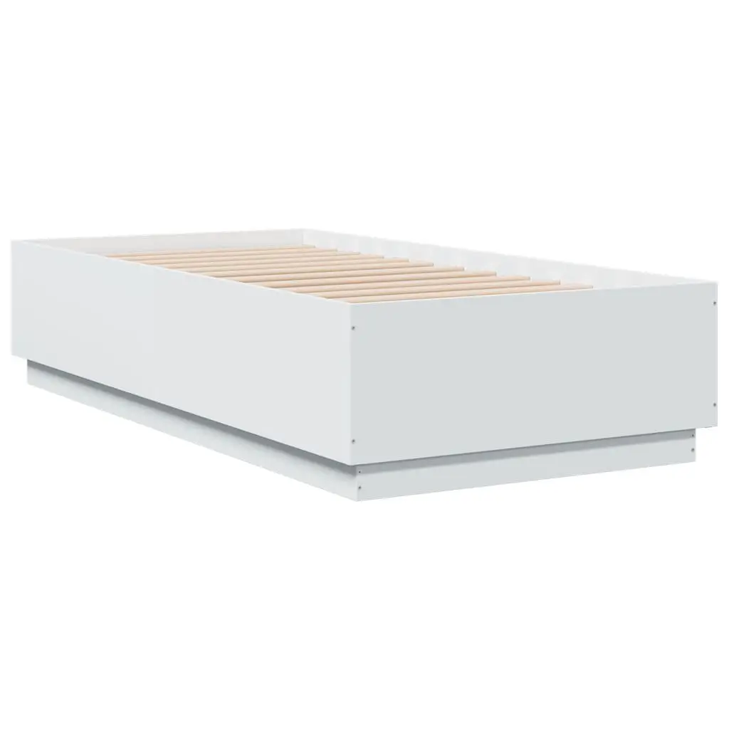 White Bed Frame 90x190 cm