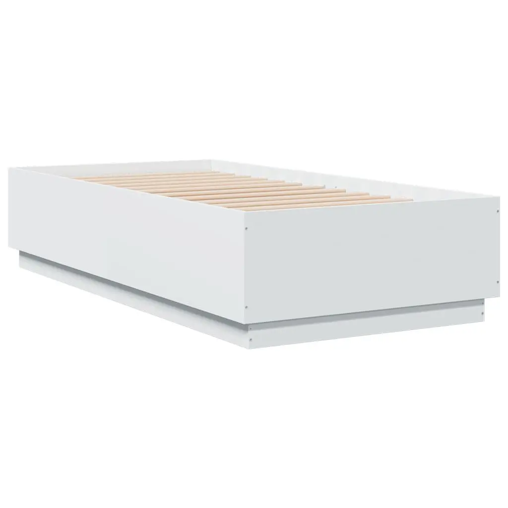 White Bed Frame 90x190 cm
