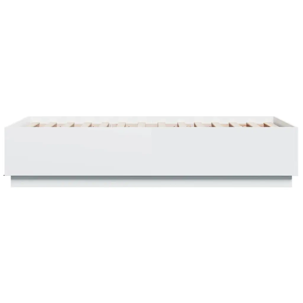 White Bed Frame 90x190 cm
