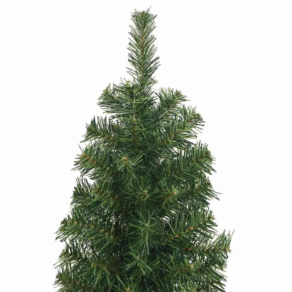 210cm Slim Artificial Christmas Tree in Green
