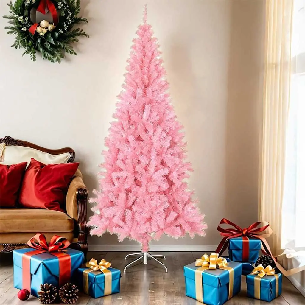 Artificial Christmas Tree 180cm Pink Indoor Outdoor
