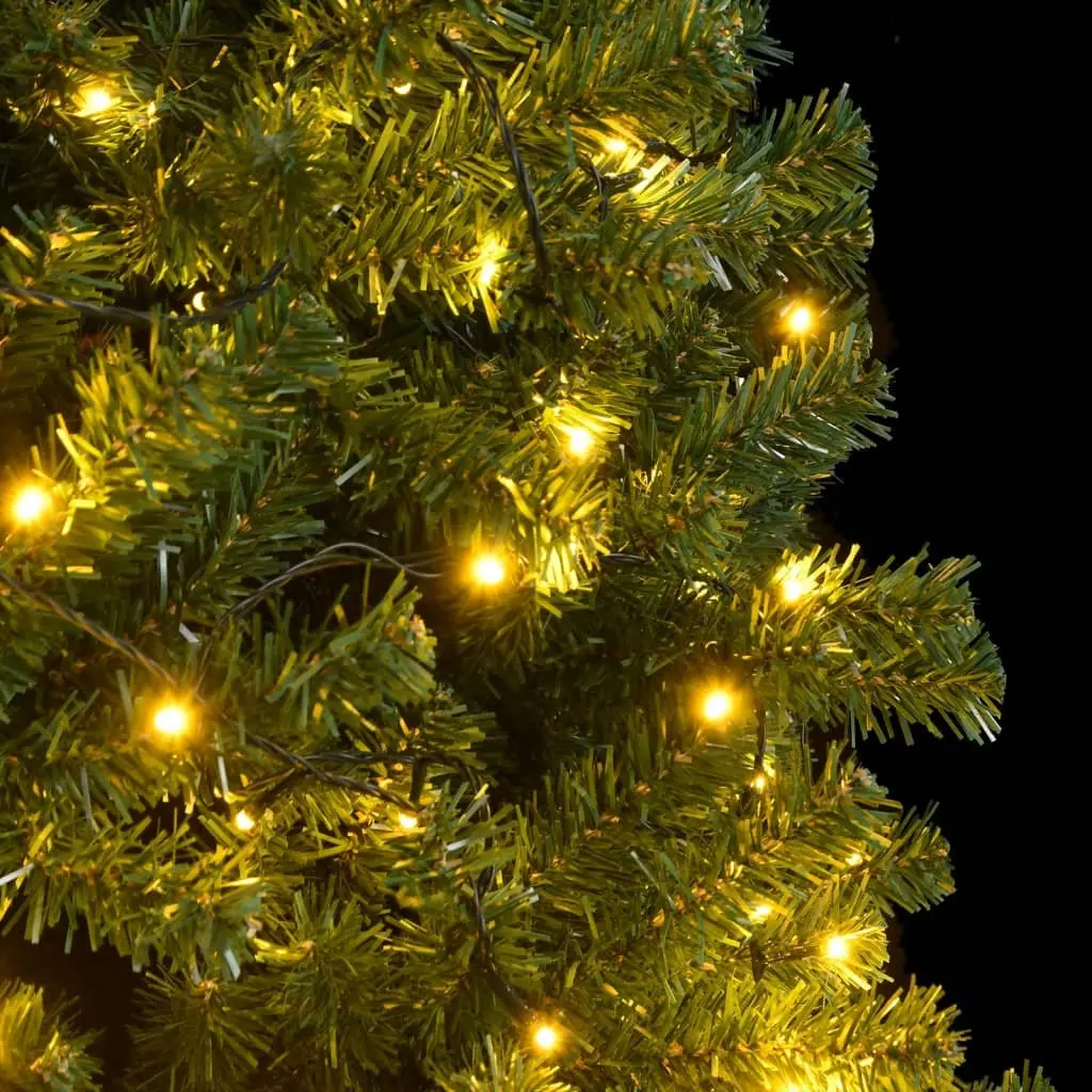 Artificial Christmas Tree 180cm Green Hinged Branch with 300 LED Lights 8 Modes Holiday Decor