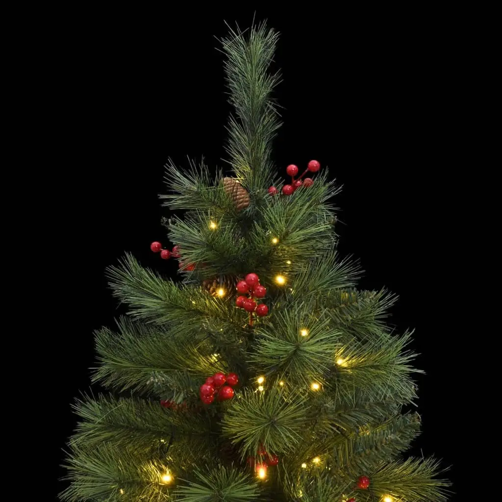 Artificial Christmas Tree 150cm Holiday Decor Hinged with 150 LED Lights and 8 Modes