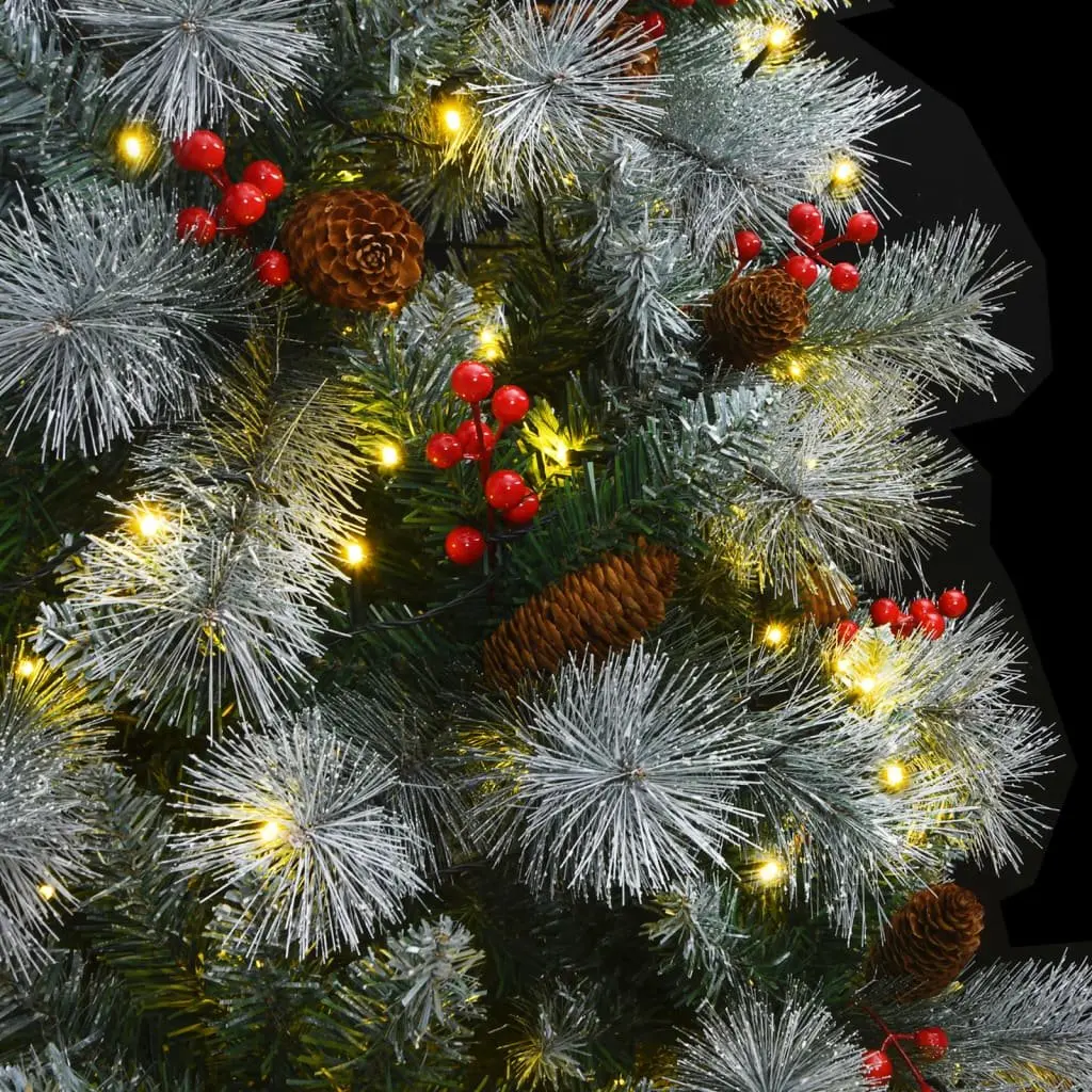 Artificial Christmas Tree 180 cm 300 LEDs 8 Lighting Modes Holiday Decor