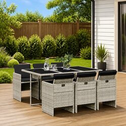 Comfort and Style: 7 Piece Outdoor Dining Set