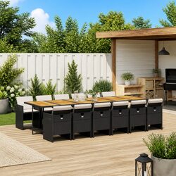 Comfortable and Durable 13-Piece Garden Dining Set