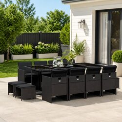 Value-Driven 13 Piece Outdoor Dining Set with Cushions