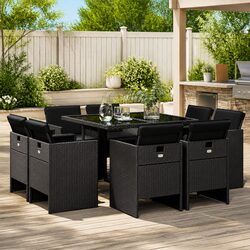 Quality 9-Piece Outdoor Dining Set for Great Value
