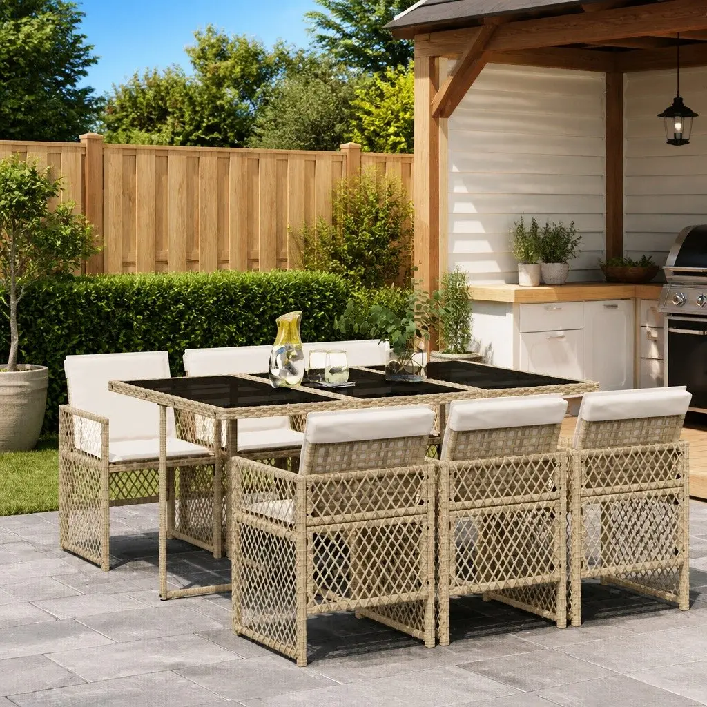 7 Piece Garden Dining Set