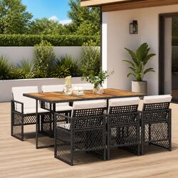 Comfortable and Stylish 7-Piece Garden Dining Set