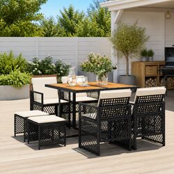 Reliable and Stylish 9-Piece Outdoor Dining Set
