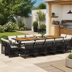 Comfort and Value in a 15-Piece Garden Dining Set