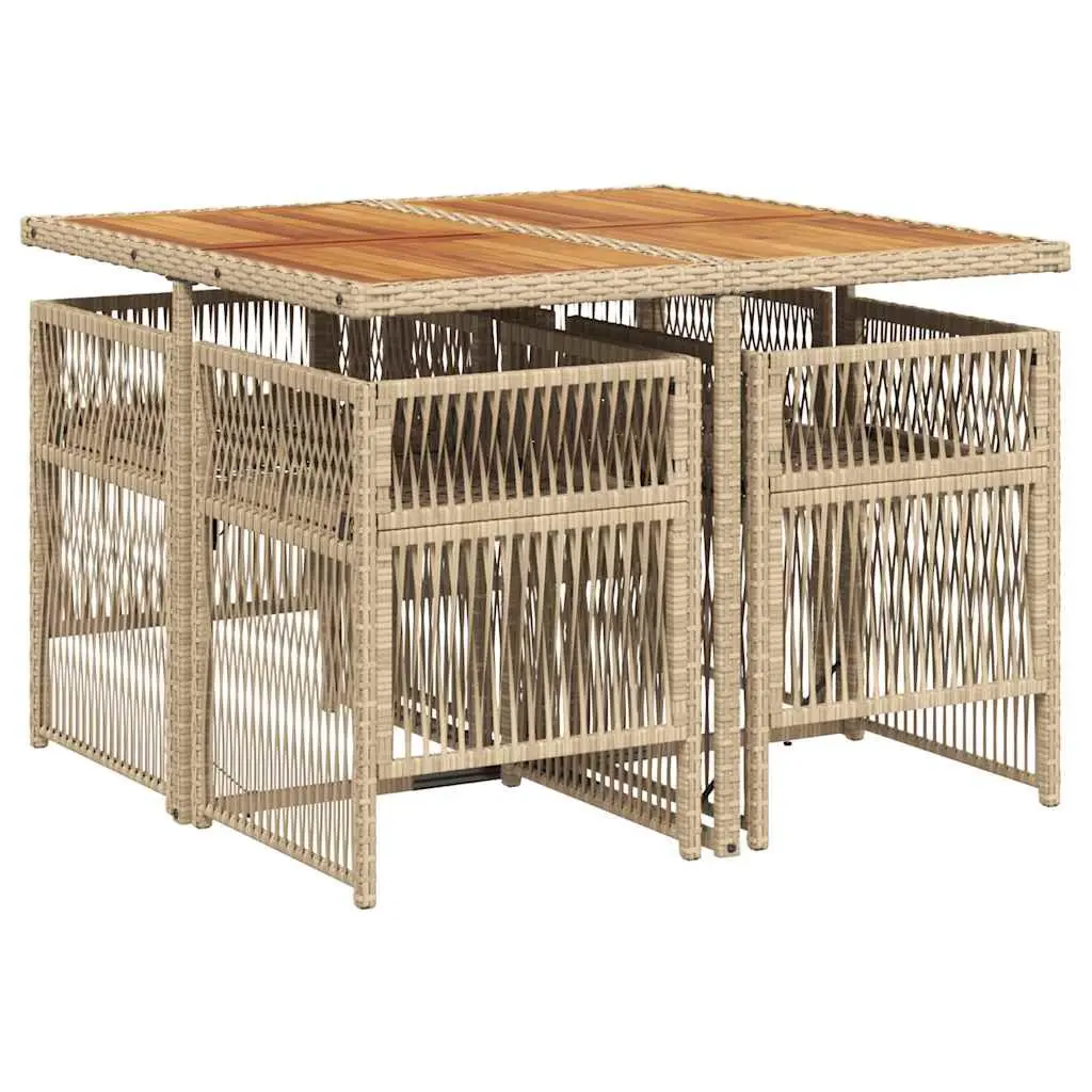 5 Piece Garden Dining Set