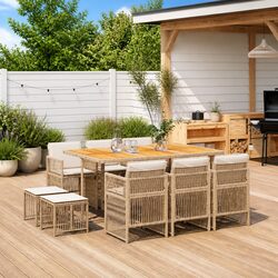 Comfortable and Reliable 11-Piece Outdoor Dining Set