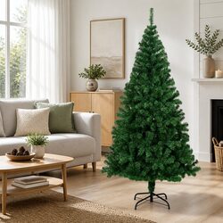Artificial Christmas Tree 180cm Green PVC Thick Branches Indoor Outdoor Holiday