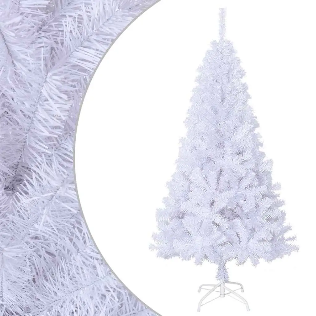 Artificial Christmas Tree White 150cm PVC Thick Branches Indoor Outdoor Use
