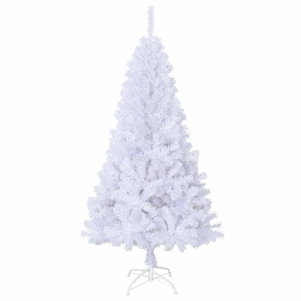 Artificial Christmas Tree White 150cm PVC Thick Branches Indoor Outdoor Use