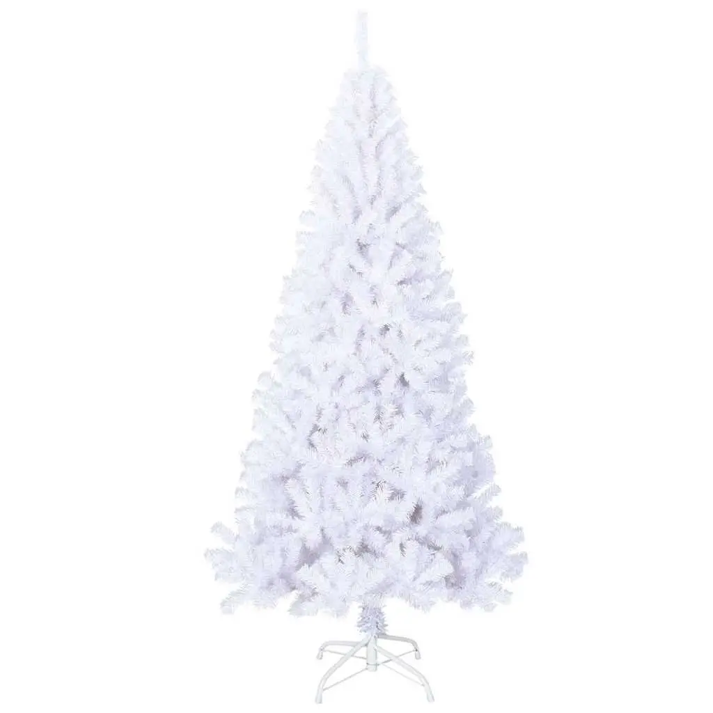 Artificial Christmas Tree White 180cm Thick Branches PVC Indoor Outdoor