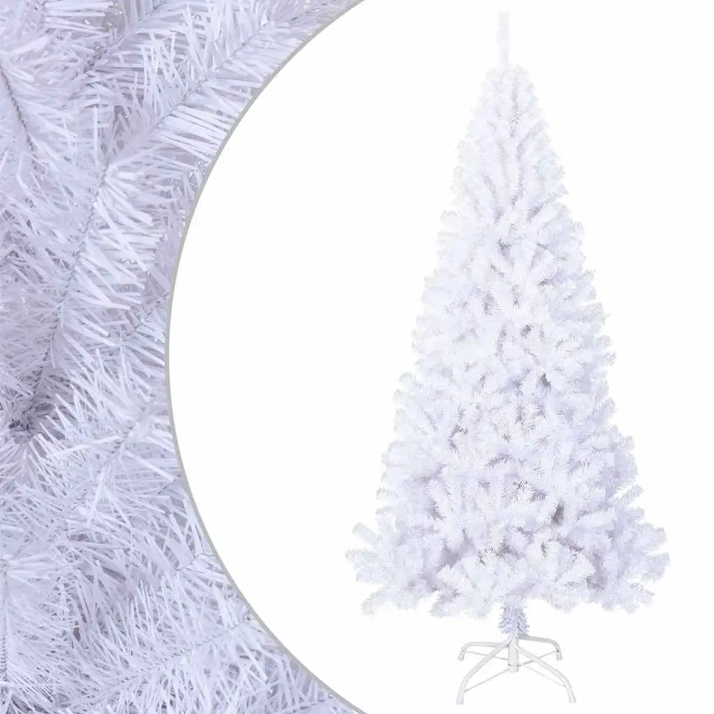 Artificial Christmas Tree 210cm White PVC Holiday Decoration