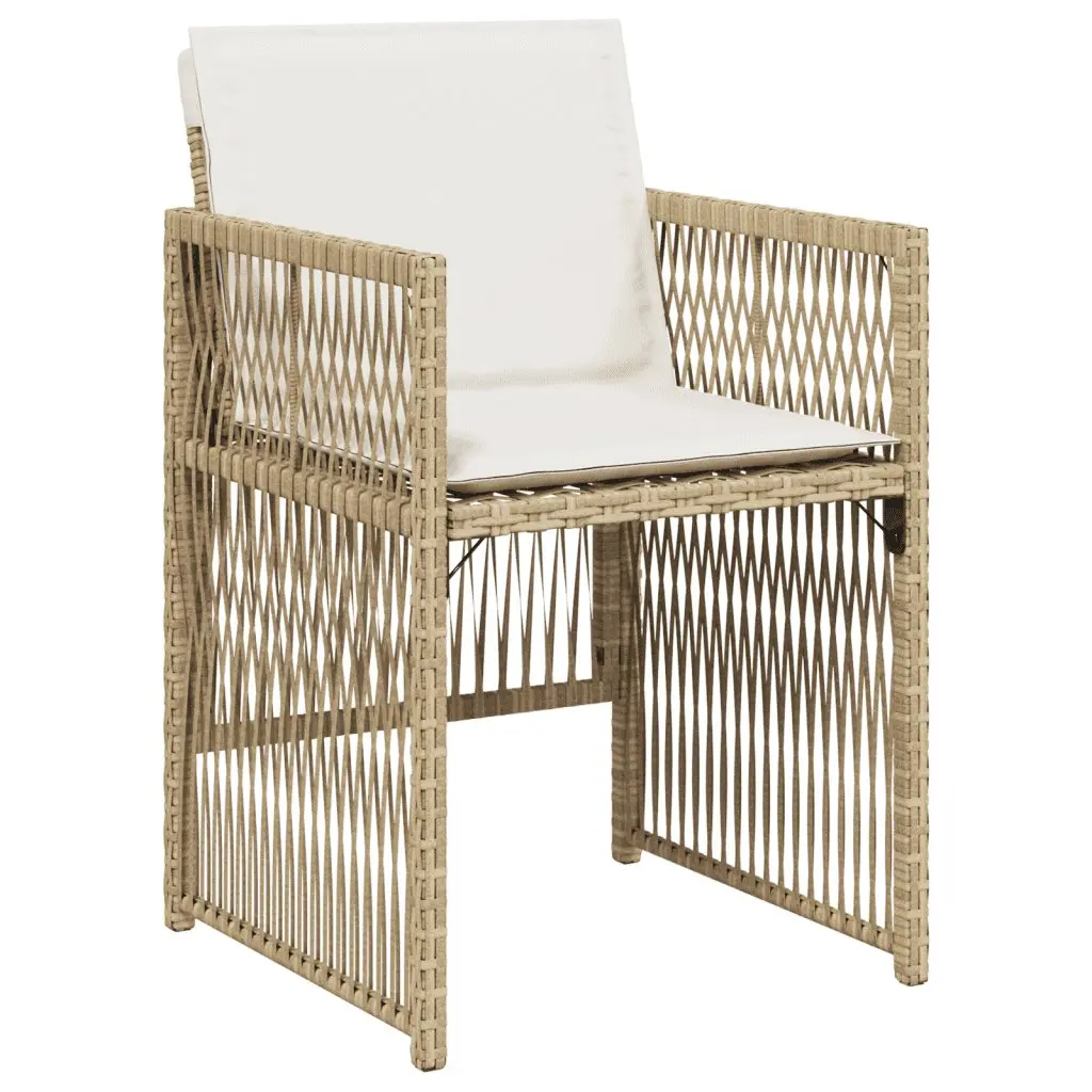 11-Piece Outdoor Dining Set in Beige