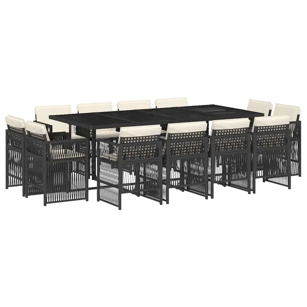 13 Piece Outdoor Dining Set with Cushions