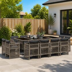 Reassuring Quality 13-Piece Outdoor Dining Set