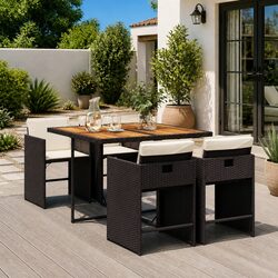 Reliable 5 Piece Outdoor Dining Set for Your Home