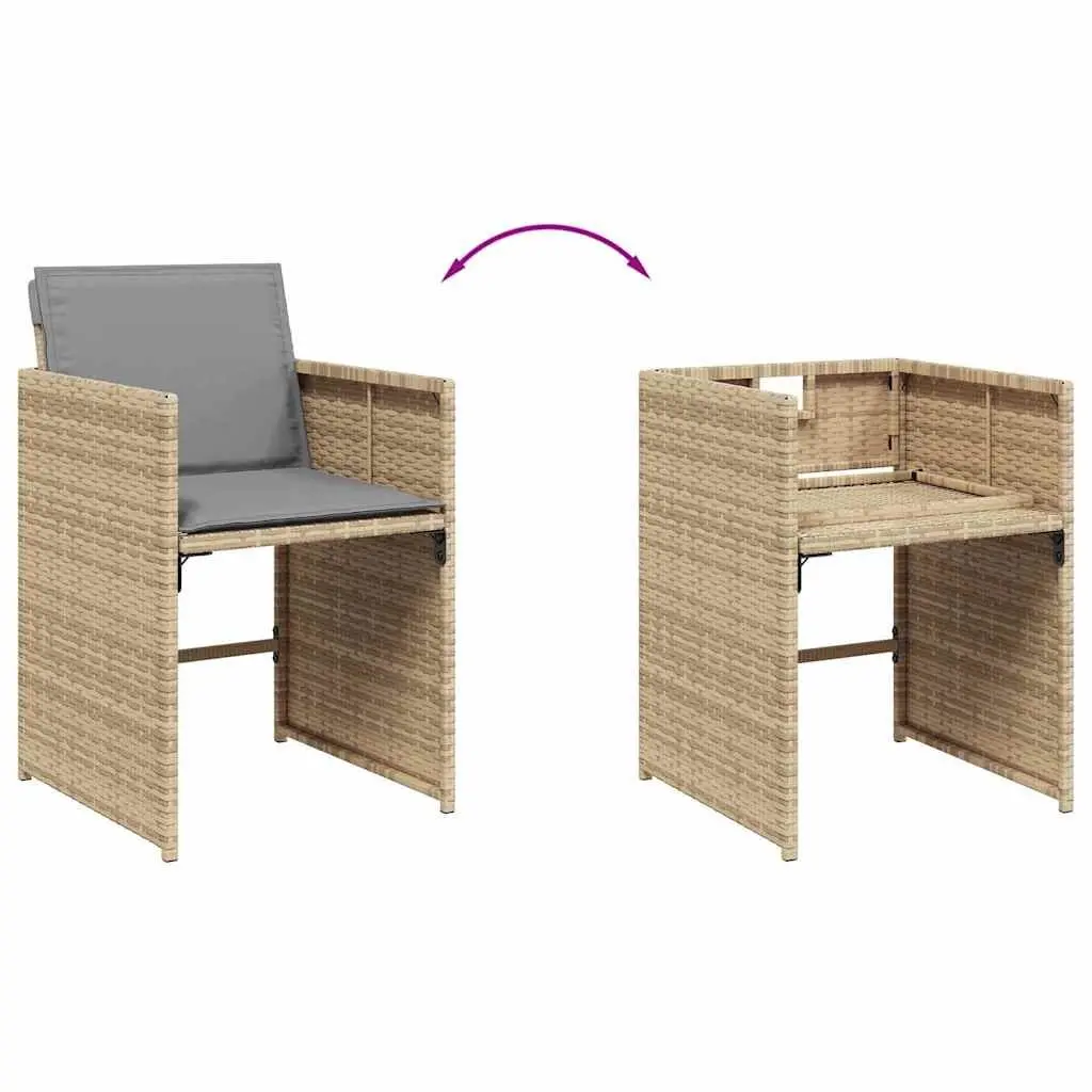 7 Piece Dining Set in Beige