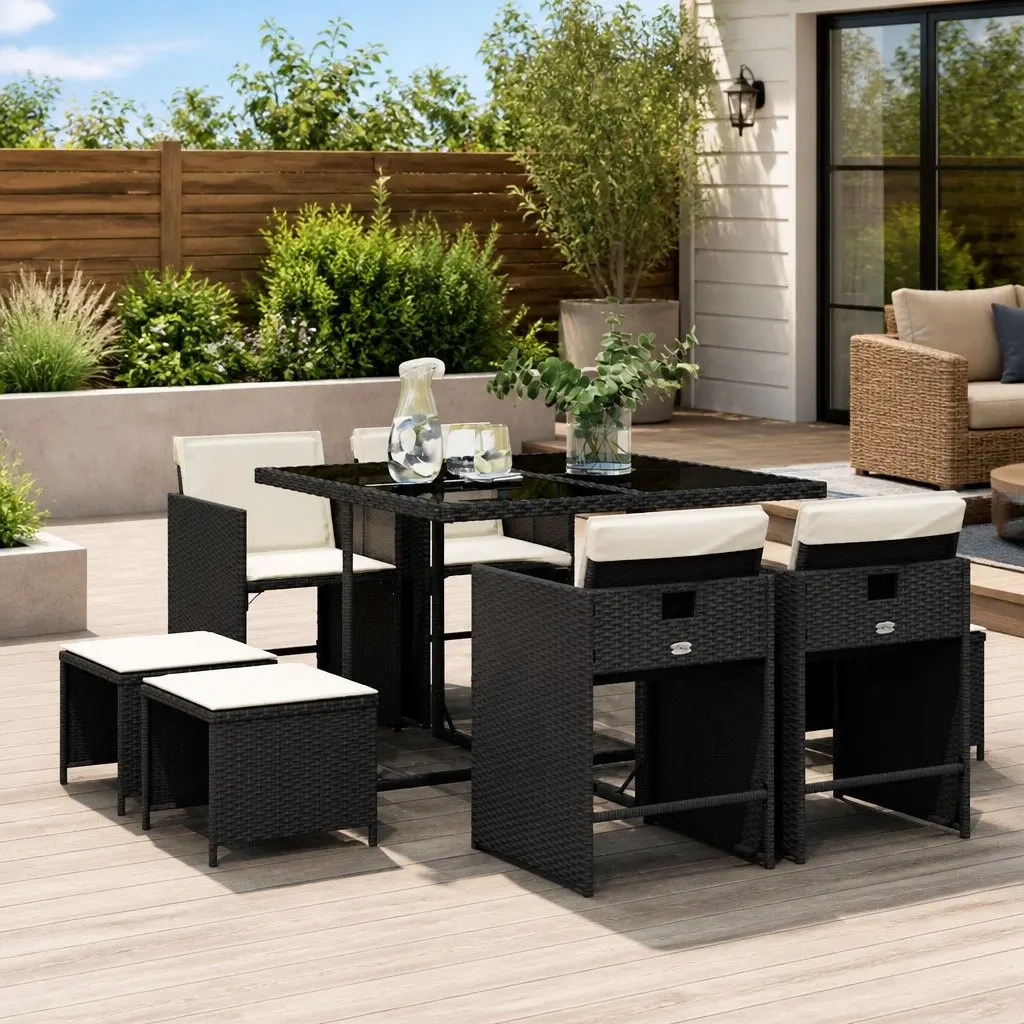9 Piece Outdoor Dining Set