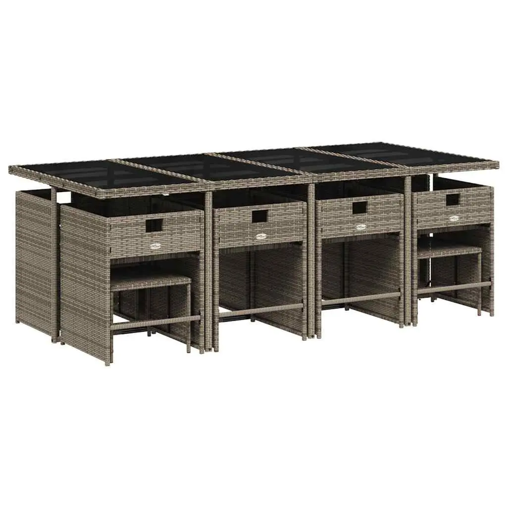 13 Piece Garden Dining Set with Comfort and Style