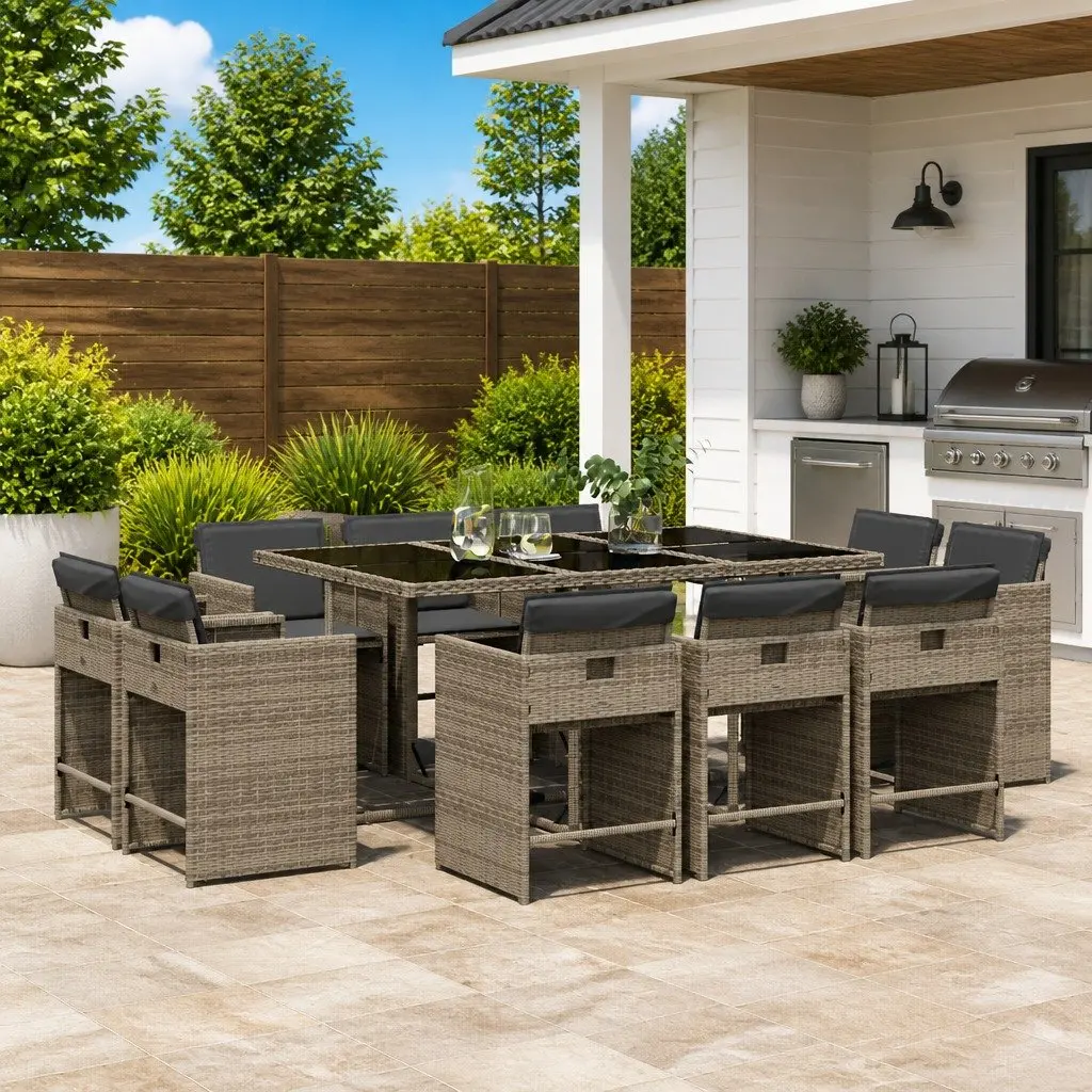 11-Piece Garden Dining Set