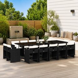 Comfortable and Reliable 15 Piece Garden Dining Set