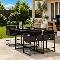 5 Piece Garden Dining Set: Comfort and Style Combined