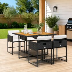 Comfortable and Affordable 5 Piece Garden Dining Set