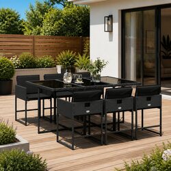Comfortable 7 Piece Outdoor Dining Set with Great Value
