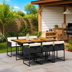 7 Piece Outdoor Dining Set: Value and Comfort Combined