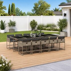 Comfortable and Stylish 11 Piece Garden Dining Set