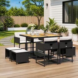 Value-Driven Outdoor Dining Set with Cushions