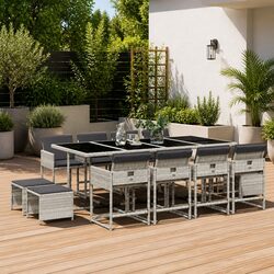 Comfortable and Practical 13-Piece Garden Dining Set
